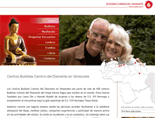 Tablet Screenshot of budismovenezuela.org